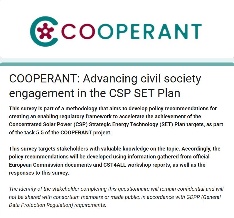COOPERANT Civil Society Survey